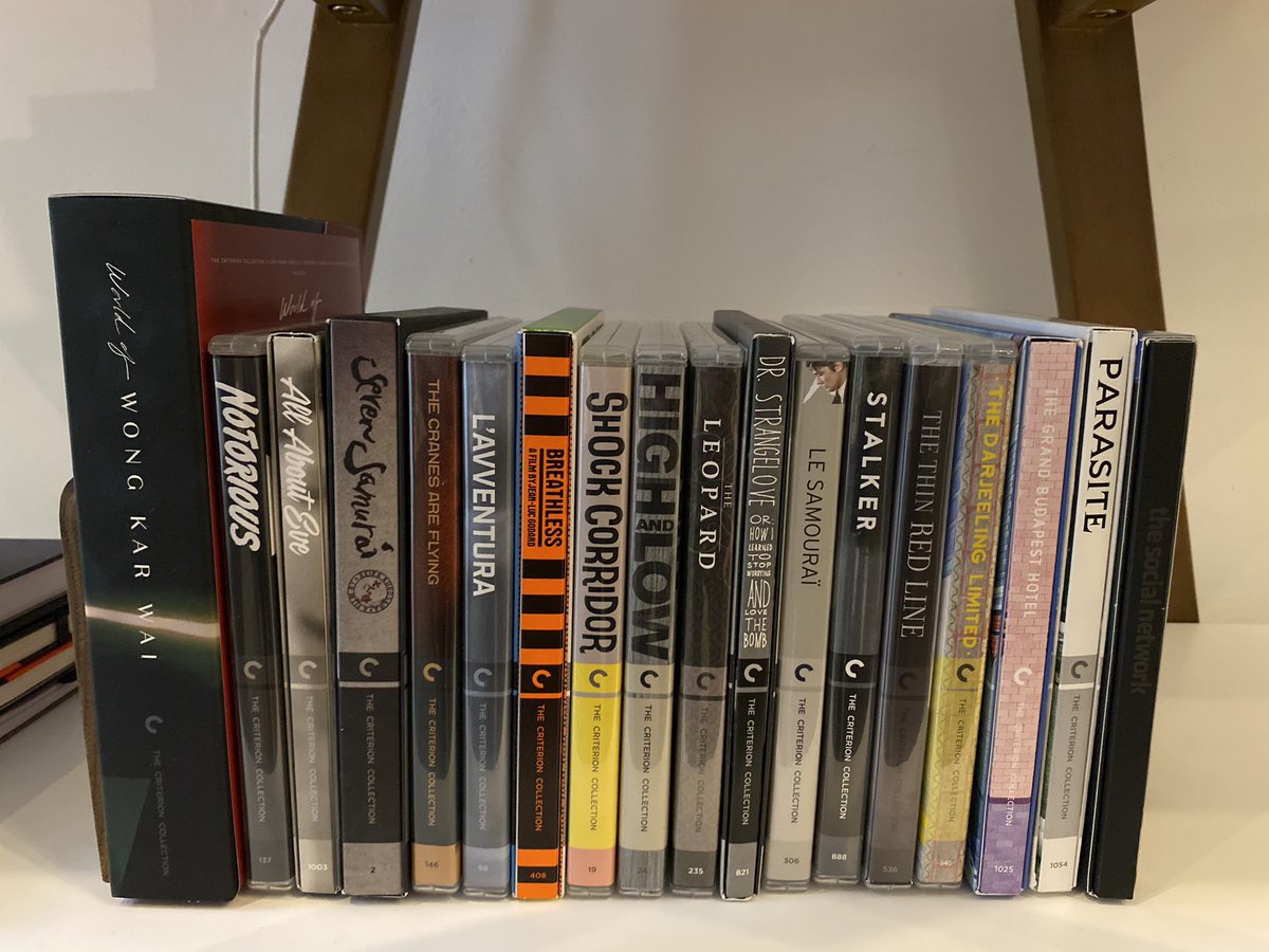 Scott_Talbot's tweet photo. Decided to jump into collecting @Criterion Blu-ray’s this week. I may have a new addiction on my hands... 😂😅 https://t.co/BqeYHvkrHP