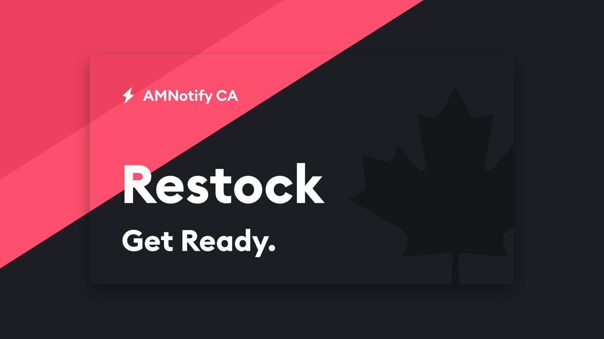 AMNotifyCA's tweet photo. 🚨APRIL RESTOCK🚨
🗓️Tomorrow, Friday April 2nd
⏰7PM EST

Another month filled with releases has gone by, and April is just getting started. 🤞

Giveaway🎉1x Free month in the group!

TO ENTER:
- Follow🐦
- Retweet♻️
- Tag a friend👥

We'll see everyone soon.👋 https://t.co/ji4drgusak