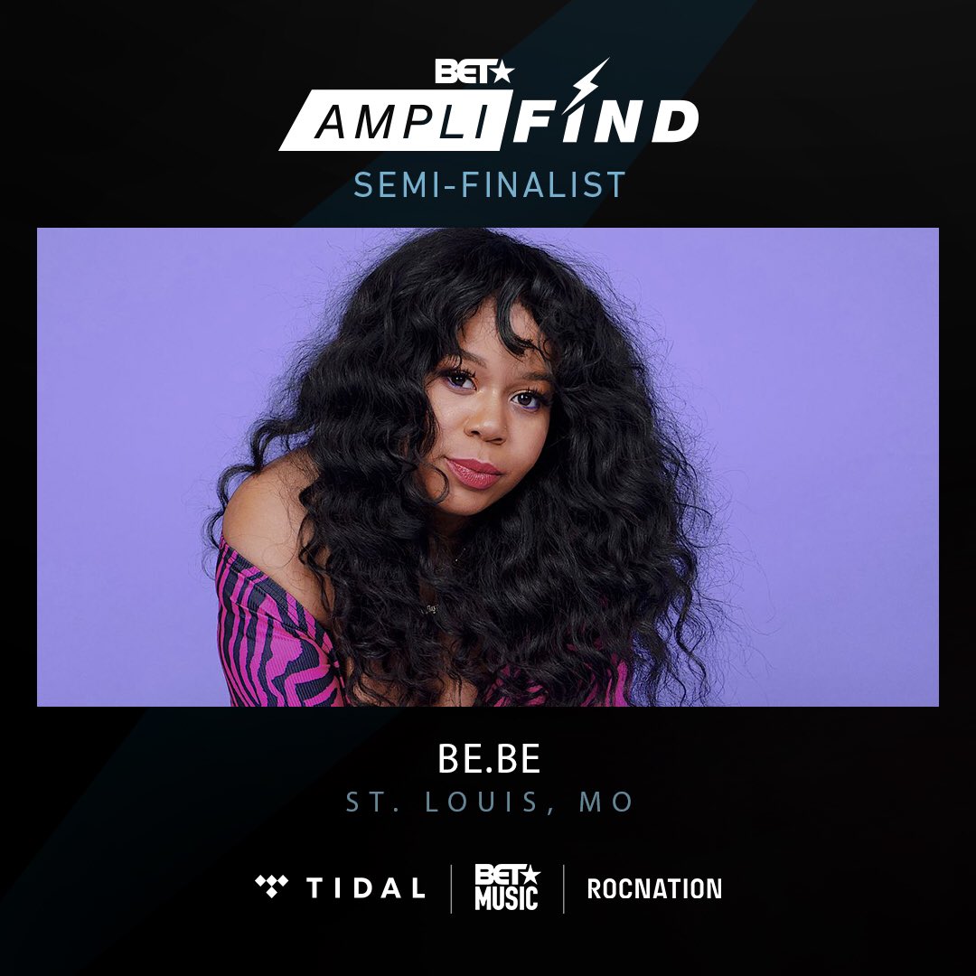 bebetheneosoul's tweet photo. Honored to be one of two representing #stl in @BETMusics #amplifind contest !
Vote daily through April 27th so we can get to this next round ✨🤞🏽💕
https://t.co/79d2RXoVs8 https://t.co/eX28xbPrs8