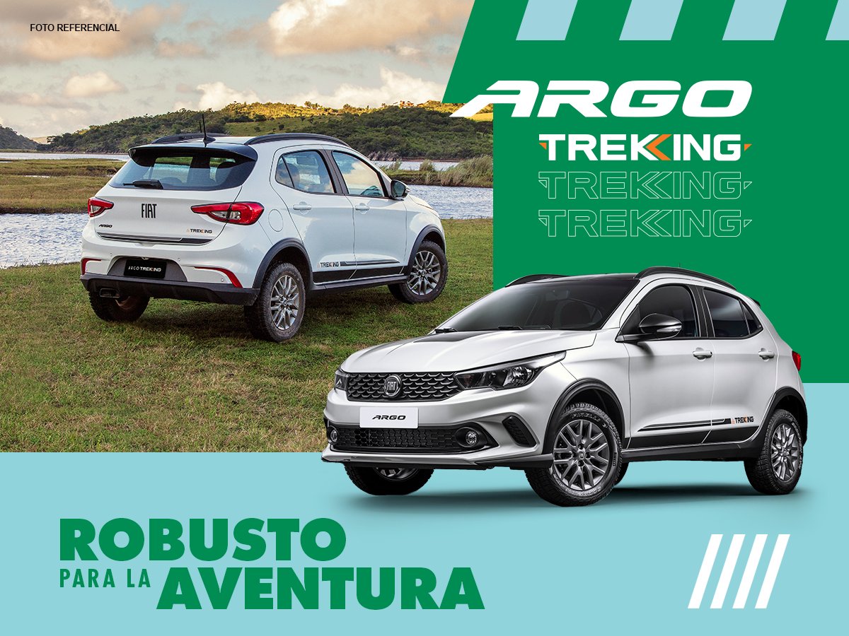 ¡Lleva el poder del #FiatArgoTrekking a dónde quieras!🚗😎 Cotiza el tuyo aquí👉💻: fiat.com.pe/cotizar/
