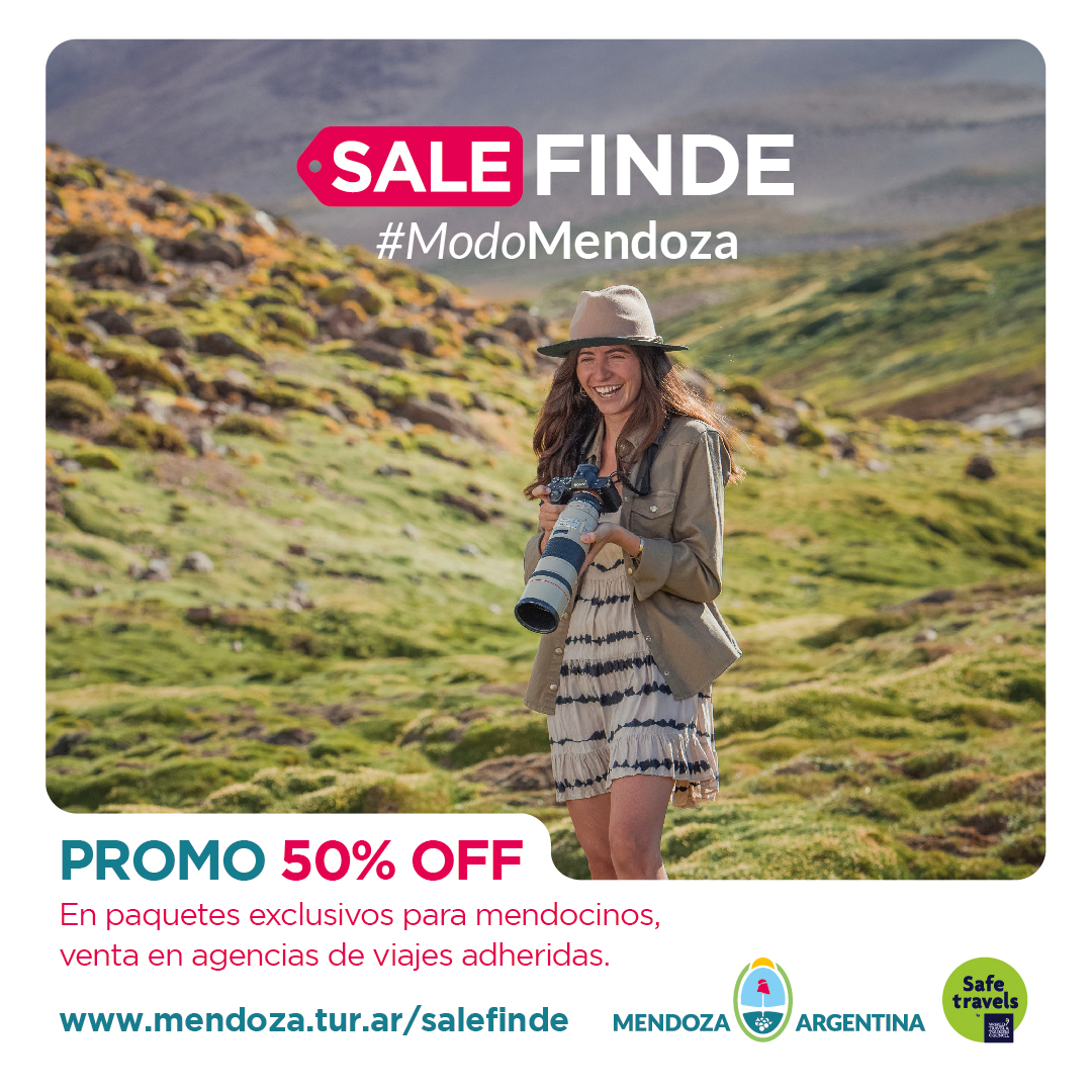 mendoza_tur's tweet photo. #SaleFinde
✔️Descuentos de hasta 50% en paquetes en agencias adheridas
✔️ Exclusivo residentes de Mendoza
✔️Vigente hasta el 30 de abril
Reservá👉 https://t.co/acdWjVwcIn https://t.co/vdrnq29AnT