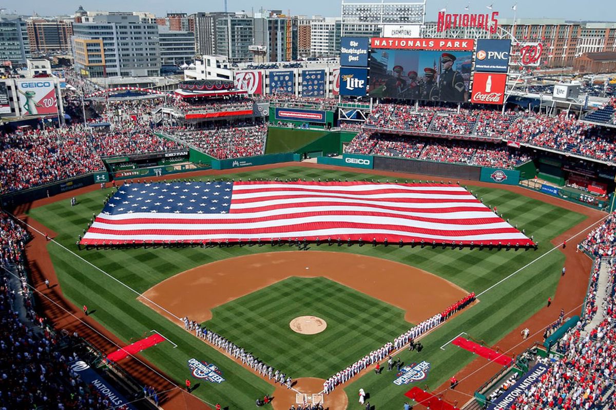 TheVTF's tweet photo. @MLB opening day fields look amazing! Special shout out to @Nationals #JohnTurnour #MattCoates #RyanAnderson #CameronBasila #Turfgrass #KeepingitReal #VaTurf @VTTurfgrass #2021BaseballSeason @VSTMA Who’s your team? https://t.co/oSb5J0gQHE