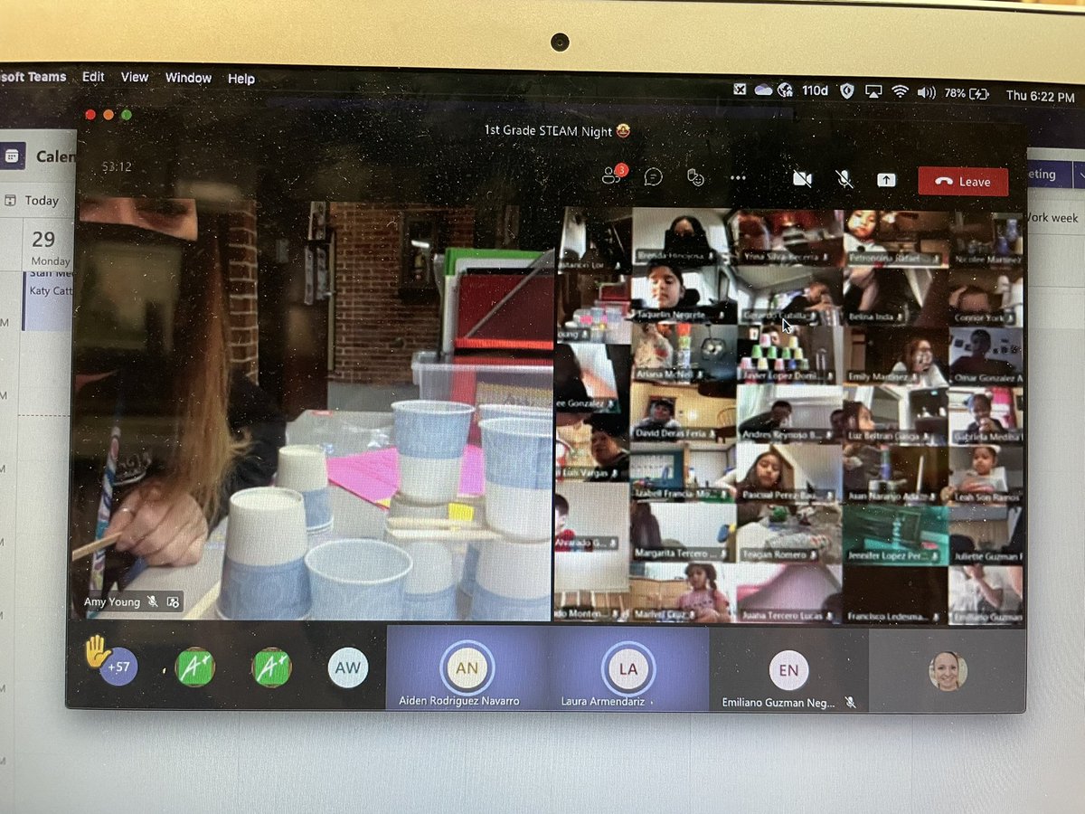 SLM_Principal's tweet photo. It is great seeing so many @OPS_SpringLake families joining our virtual STEAM night! #over300 #opsproud https://t.co/bdTMfeet4W