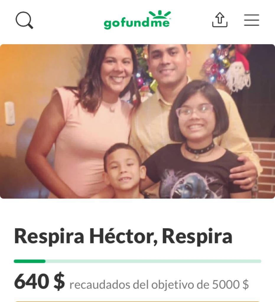 ElPitazoTV's tweet photo. La familia de Héctor Naspe solicita la solidaridad de quienes puedan ayudar para costear los costos de tratamiento de respiración. Quienes puedan hacerlo está este link https://t.co/HkiIOLOXmI https://t.co/SgcXv8IcIj
