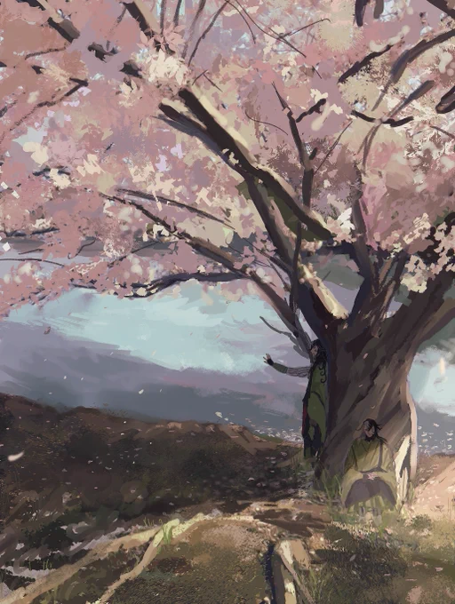 しづ心なく花の散るらむ 