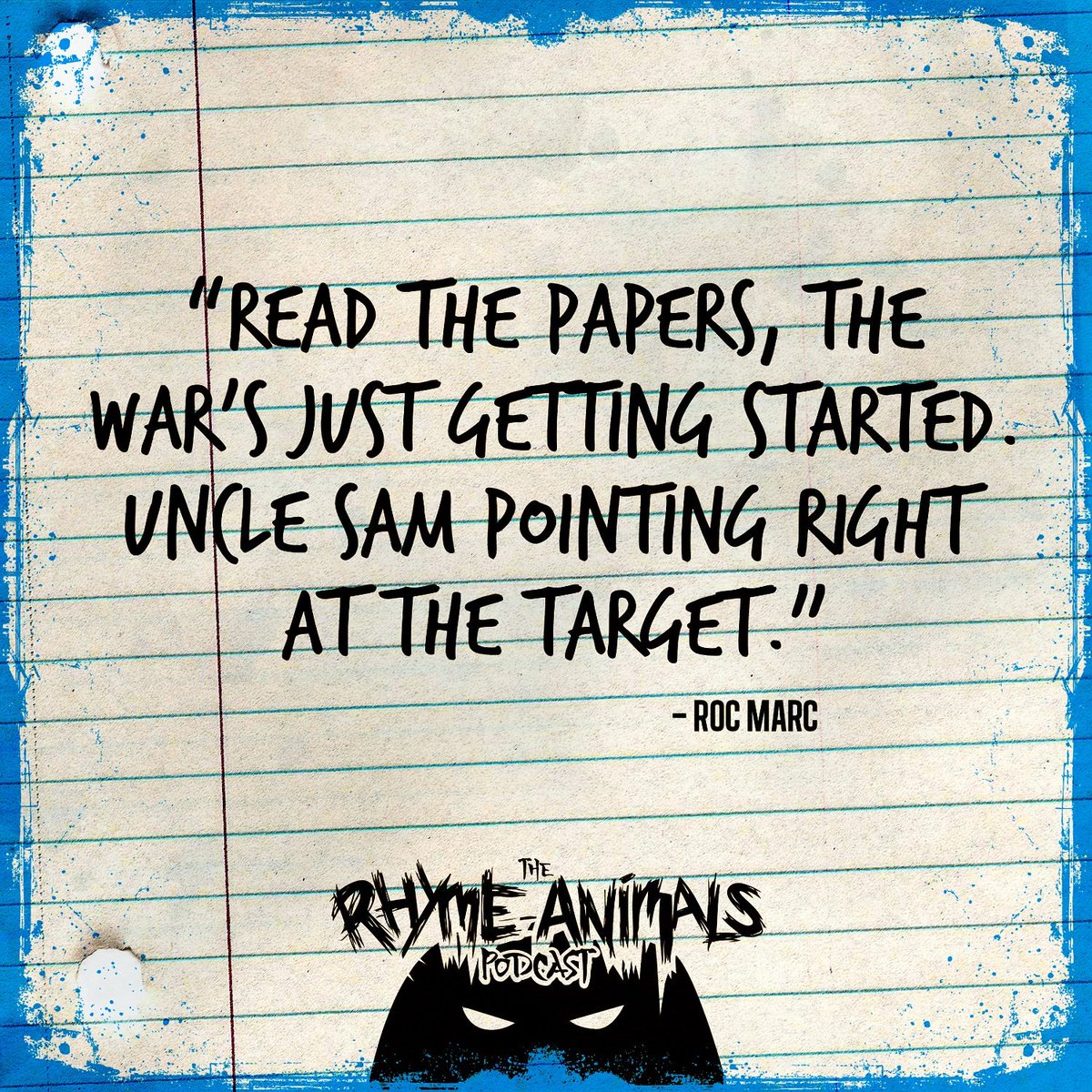 BinkisRecs's tweet photo. "Thinking this game is simple and plain but when that thought enters your brain..." - roc marci 
•
There is always underlayers. Don't get caught up on the surface levels. Salute to brotha @rocmarci
•
#RhymeAnimals #RhymeAnimalPodcast #Binkisrecs https://t.co/PIE3oph1nQ