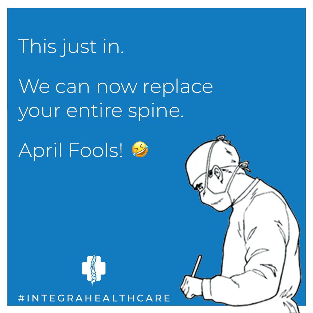 Integra_Health_'s tweet photo. We're just cracking people up left and right!
#aprilfoolsday #aprilfools #chiropractorhumor #chiropractor #chiropractic #spine #posture #jokeoftheday #integrahealthcare #covington #sttammany #nola https://t.co/AjEUJp061N