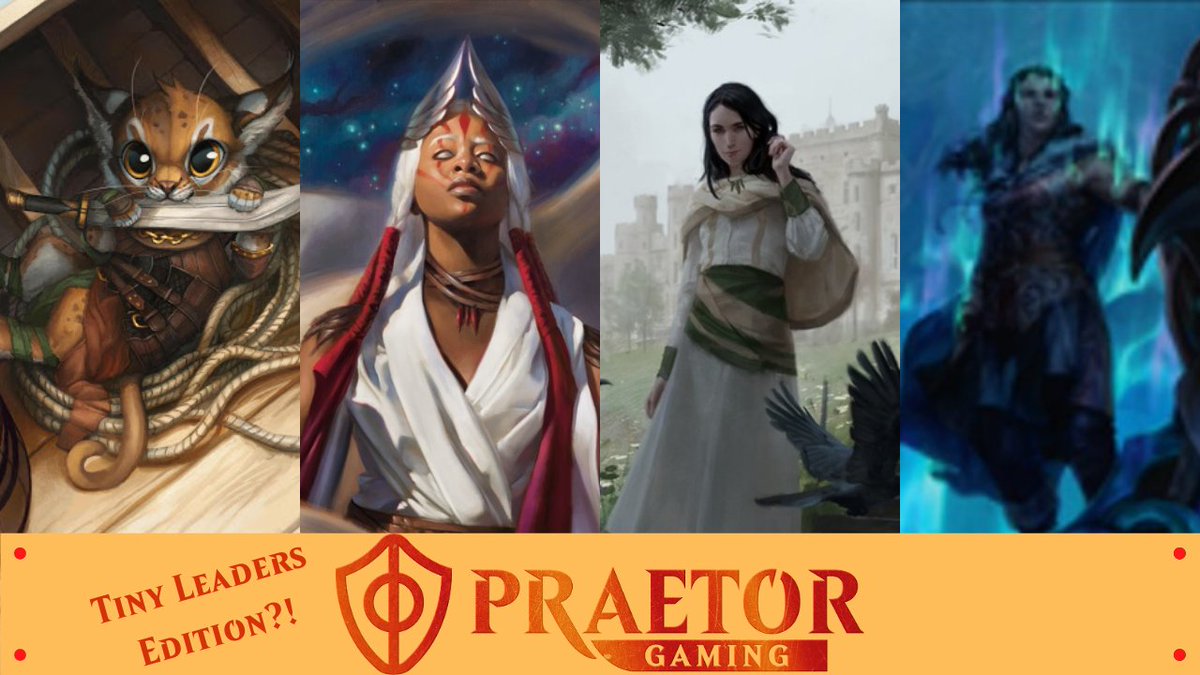 Praetor_Gaming's tweet photo. In just 45 minutes, @PhyrexianWalk3r and friends are bringing you very special edition of our Thursday night #3DH fights! This is... TINY LEADERS EDITION?!
Check it out at 8:30 PM EST: https://t.co/GJUwhHReTi @wizards_magic @Twitch #MagicTheGathering #CMDR https://t.co/ZqCmdT7gAR