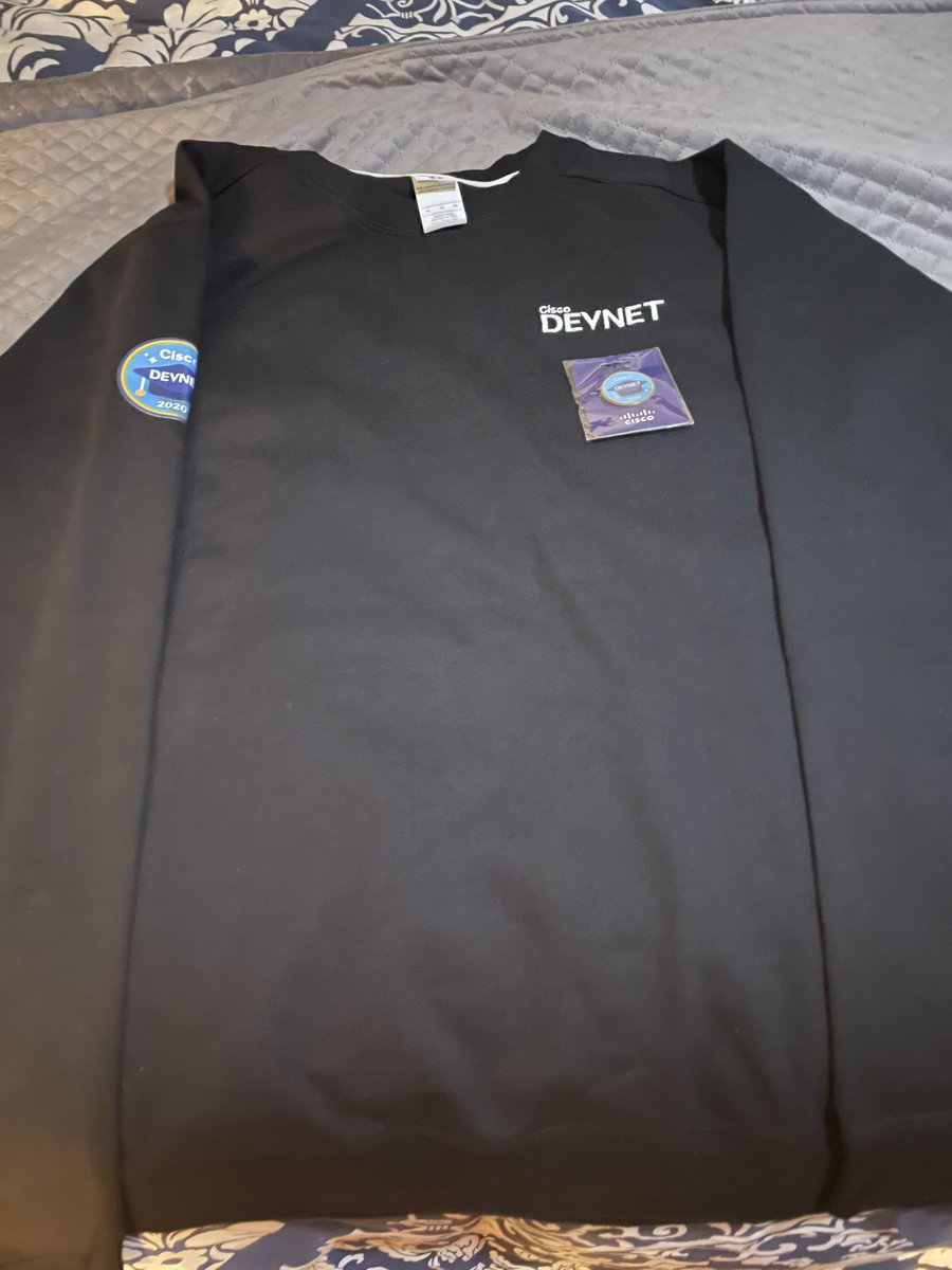 SFL_CiscoGeek's tweet photo. I got my #devnet SWAG in the mail today. #devnet2020 https://t.co/cYHWp8NMVM