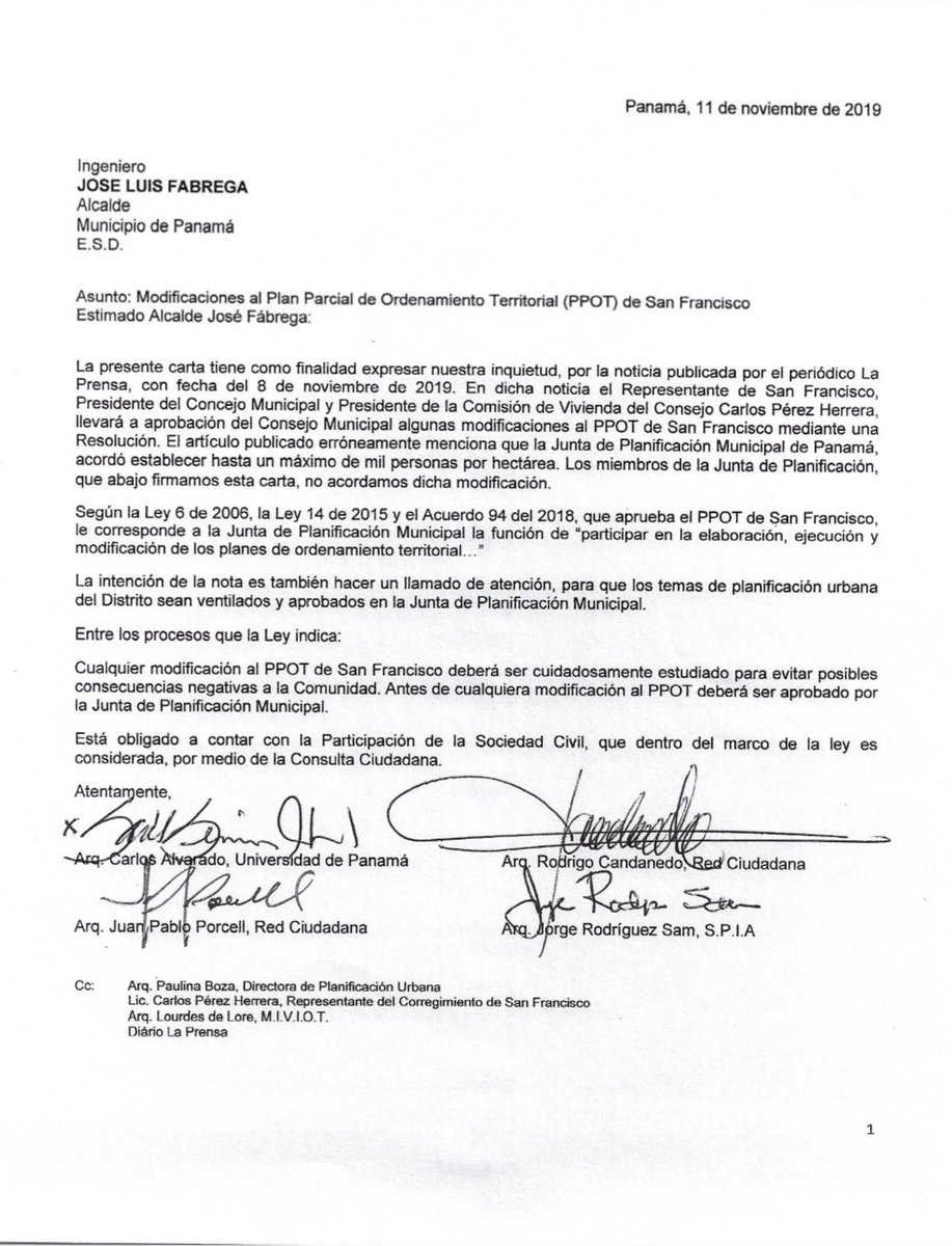 raisabanfield's tweet photo. Lo de la metida de mano al #PPOT de #SanFrancisco ya venía sucediendo de forma inconsulta desde noviembre 2019. Caso omiso a los representantes de la Universidad, SPIA y de los ciudadanos de la J. de Planificación por parte del Alcalde https://t.co/XfJBzWtPQE
