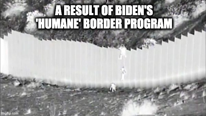 NFT_Futuresx's tweet photo. Thanks To Biden's 'Humane' Border Policy, Cartel Drops Two Toddlers Over Border Wall (VIDEO) https://t.co/hjxMeWrWu2
#IllegalAliens #Americafirst #BorderCrisis #bidenfail #bordersurge #BidenBorderCrisis #HumanTrafficking #Unaccompaniedminors #LiberalHypocrisy #MexicanCartel https://t.co/Xe64E28s7j