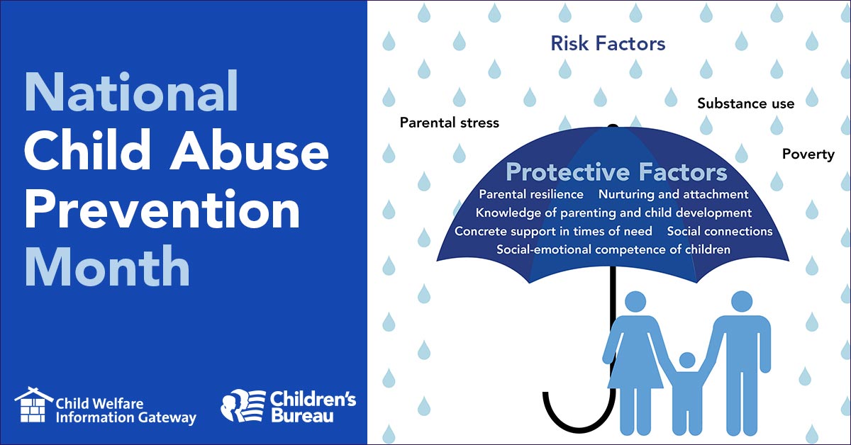 Protective factors help families thrive. In honor of National #ChildAbusePreventionMonth, make the commitment to explore new ideas to strengthen children and families. bit.ly/3eQnsxP