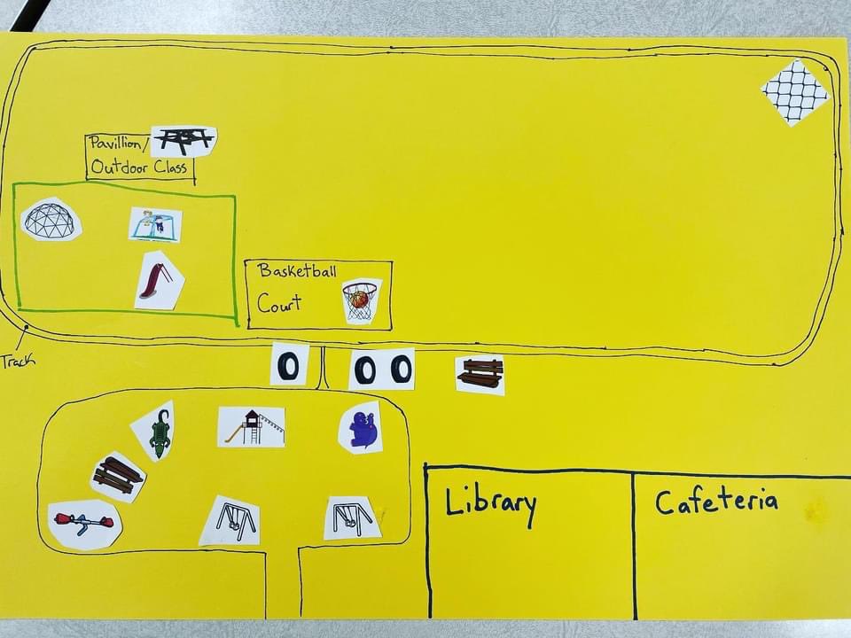 Students will search for “dinosaur eggs.” They’ll be in teams and have a designated color. Teams can only claim the eggs that are their own team’s color. They’ll use maps to find their eggs. Once an egg is found, they must complete an exercise challenge that’s inside. #PHysEd