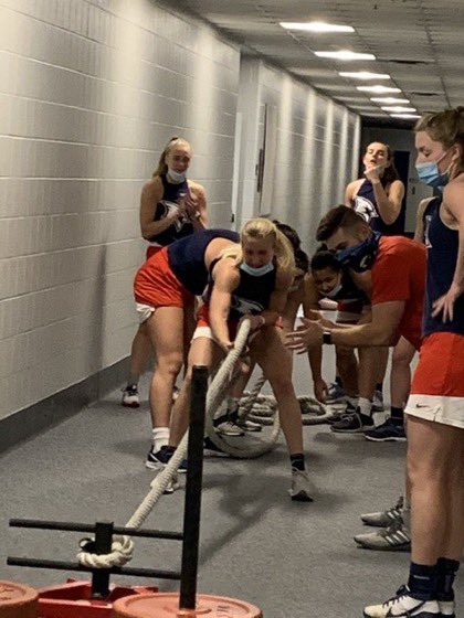 CoachBFan's tweet photo. Check out former Abe star and current @svsuwbb hooper @jmasseyyy commitment to the weightroom paying off!! #StrongGirlSpring #StrongGirlSummer https://t.co/o8TKtBJ045