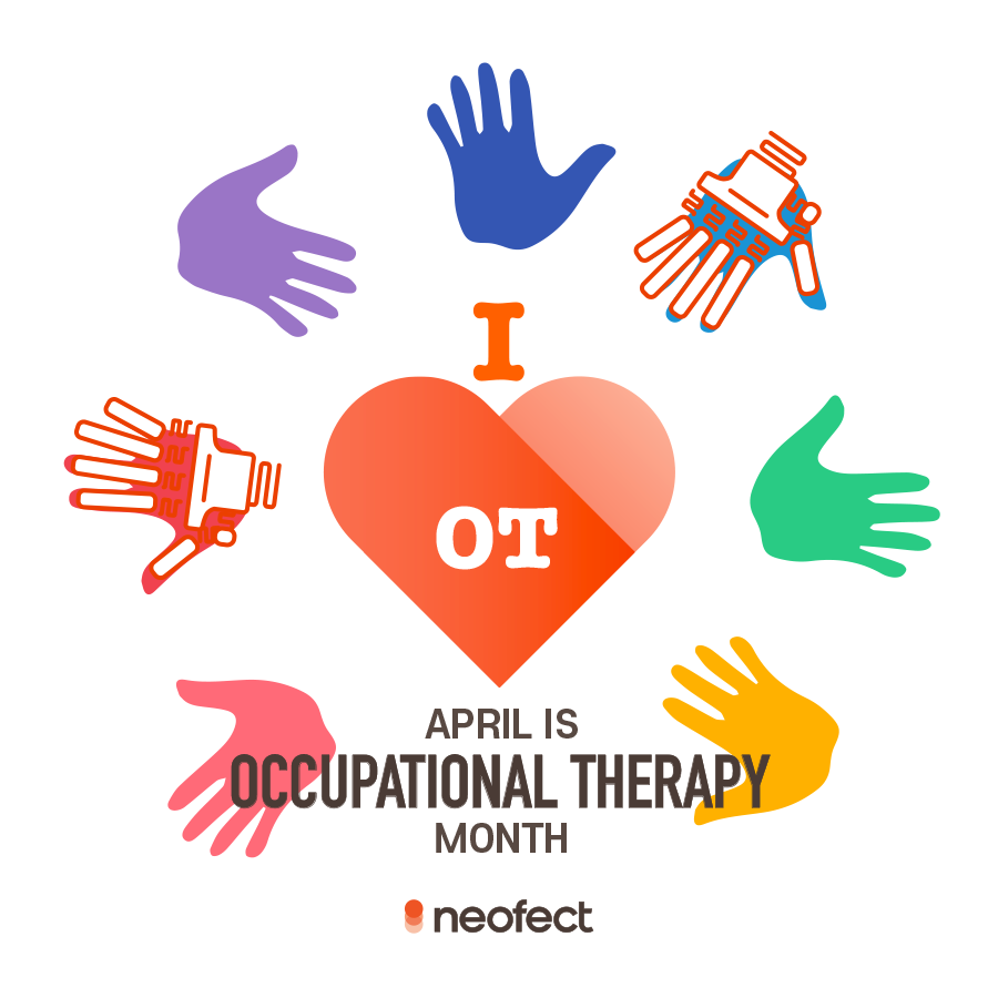 neofect's tweet photo. April is Occupational Therapists Month!
Neofect is excited to celebrate Occupational Therapists month. OTs are to be recognized and honored for the work they do to help patients regain their ability to carry out daily activities of living. 
#OTMonth #IloveOT #InspireHope #Neofect https://t.co/SHdVgfMcfV