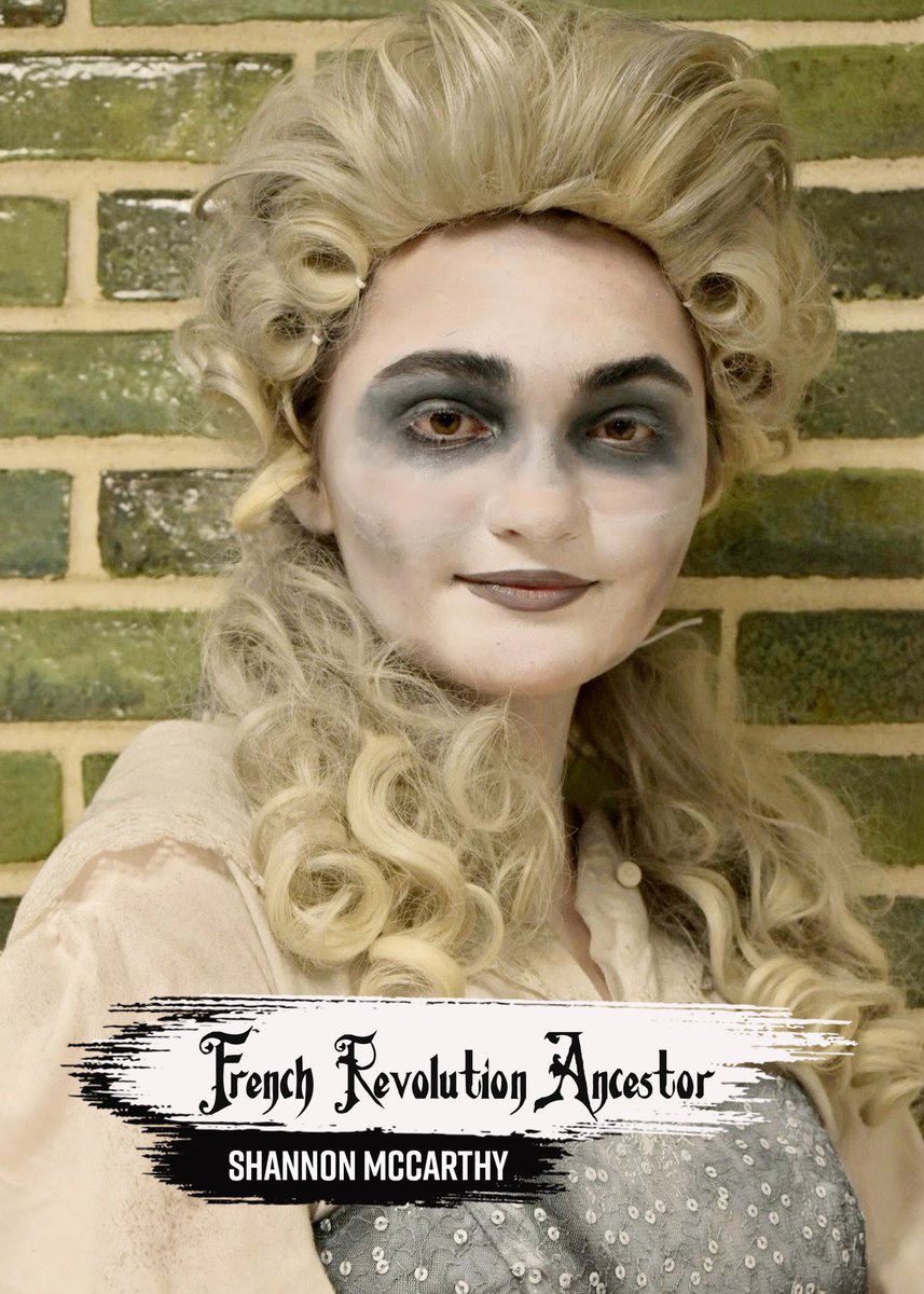 MEET THE CAST: French Revolution Ancestor! Come see the Addams Family April 30 May 1 and May 2! <a href="/CBUnamiMS/">Unami Middle School</a> <a href="/CBSDMusic/">Central Bucks Music</a>