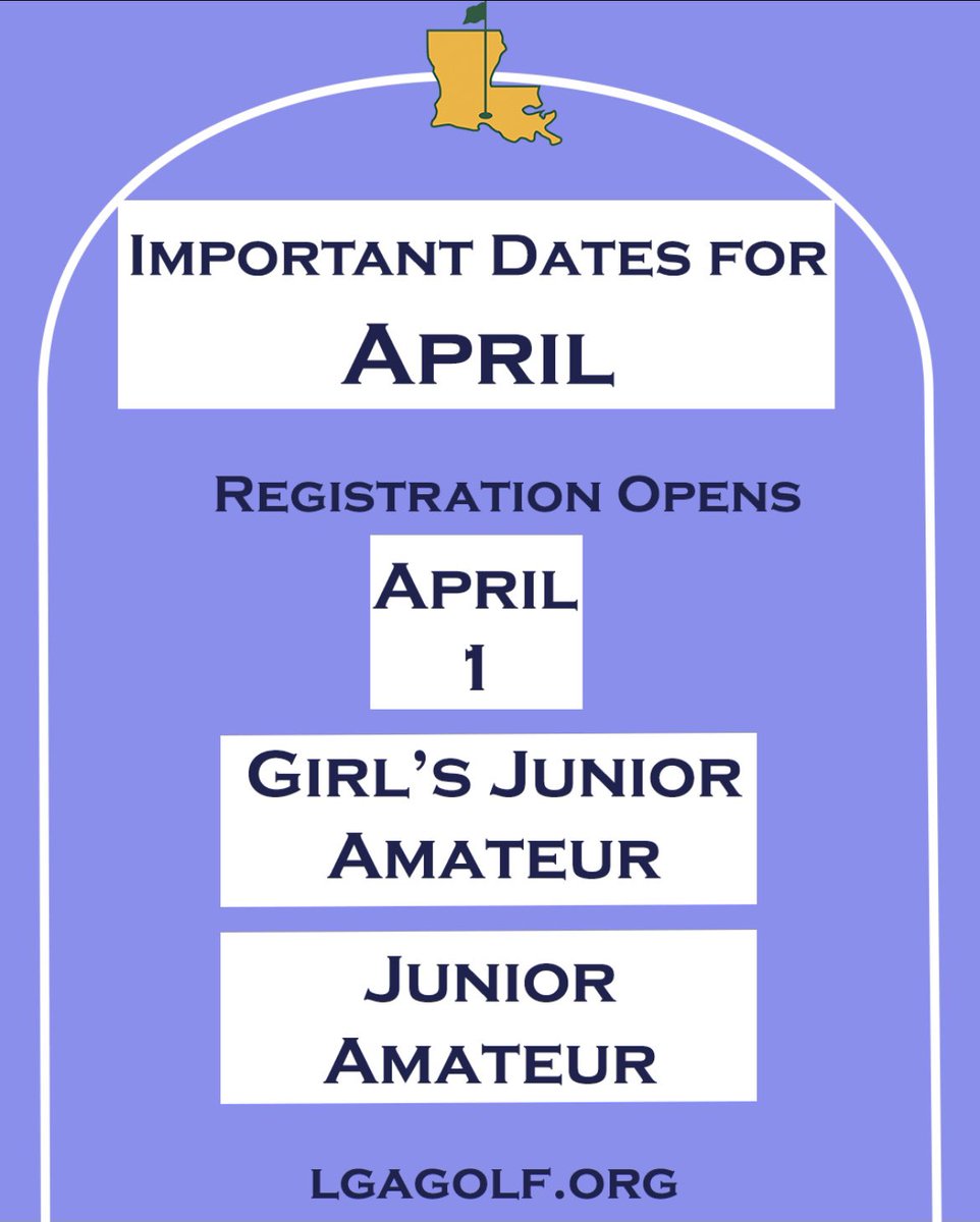 Louisiana Junior Golf Tour tweet media