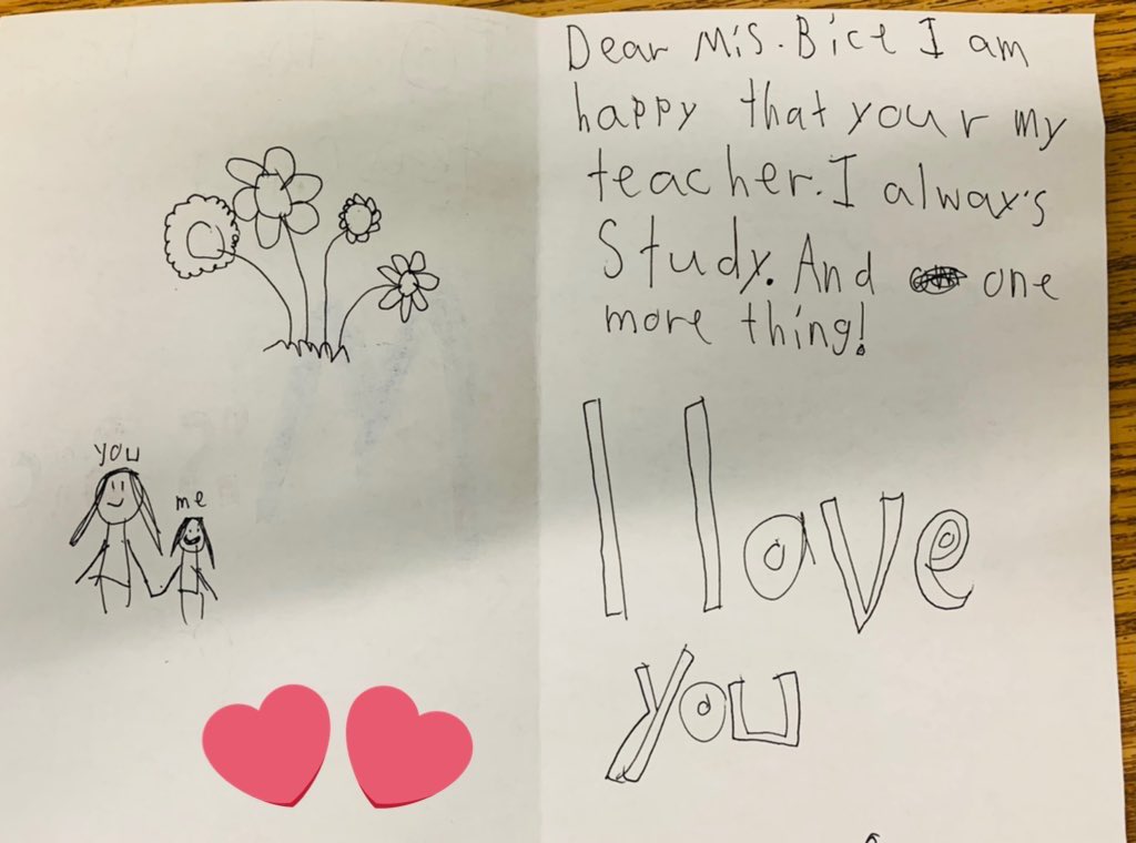 What’s my favorite part about Teacher appreciation week?              ❤️Handmade cards❤️ Love these #DolvIncredible kiddos.