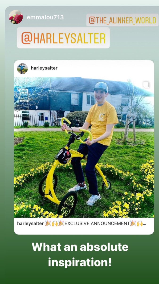 TheAlinker's tweet photo. Harley is the coolest, he is the first ever person to do an #Alinkerlympics, in fact, he invented it! On his #Alinker Harley is our champ!! #alinker #vehicleforchange #activateyourbrain #keepmoving  #AutismAcceptanceMonth https://t.co/Pv5doDHbDC