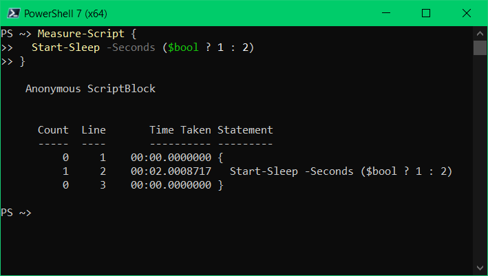 IISResetMe's tweet image. PSProfiler has been updated for #PowerShell 7, and no longer chokes on ternary expressions or pipeline chaining operations 🥳
 
powershellgallery.com/packages/PSPro…