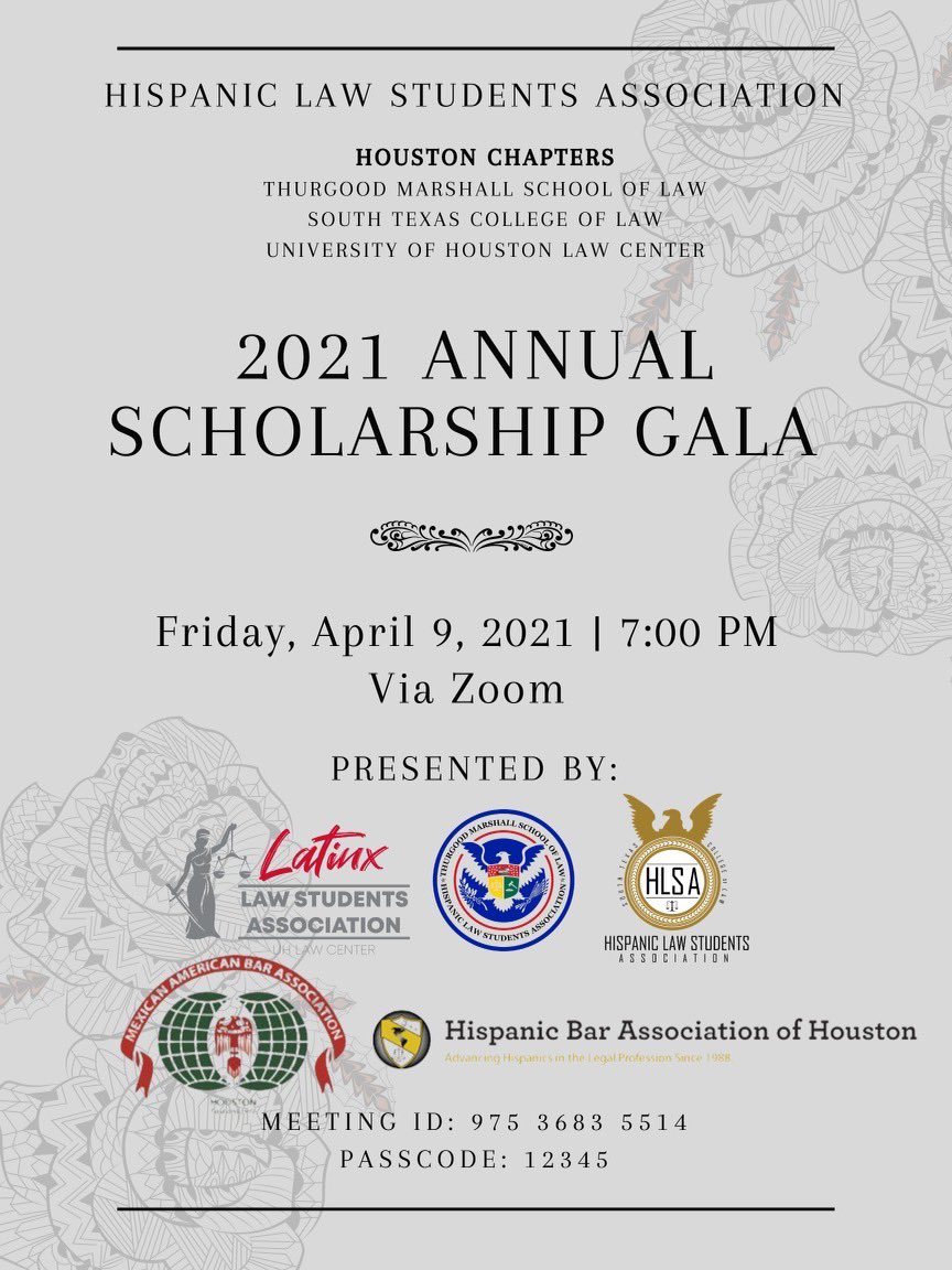 hlsa_stcl's tweet photo. Come one come all! 
Join the three HLSA chapters from the Houston area, MABAH &amp; HiSBA at this years Gala! 
There will be guest speakers, the new HLSA Board swearing in, Scholarships awarded, &amp; a chance to win an iPad + more! https://t.co/oV2msntWtO