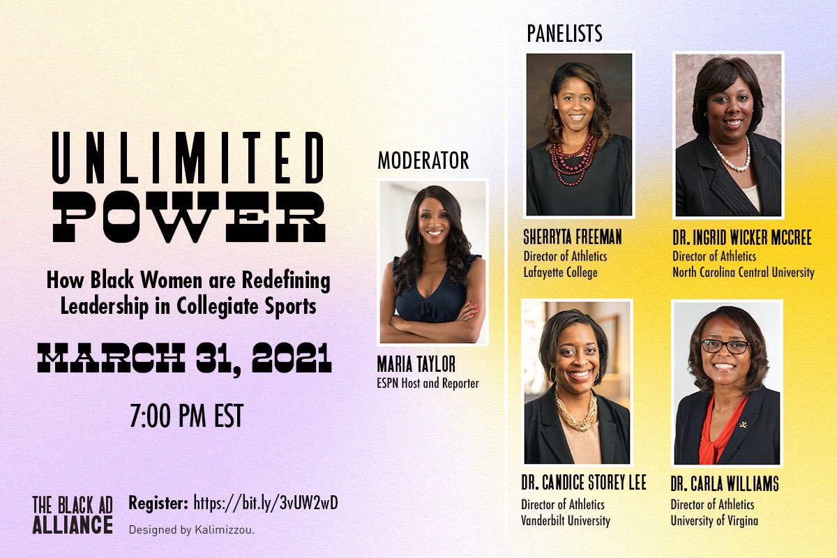 I am so honored that I had the chance to share my story along with these phenomenal women. I learned so much from you <a href="/femaleAD/">۪ 𝒽༷ɑ݁۫d𝓇ıɑ</a> <a href="/ADWilliamsUVA/">Carla G. Williams</a> and <a href="/CandiceLee78/">Candice Storey Lee</a>. And thank you <a href="/MariaTaylor/">Maria Taylor</a> for leading us through the conversation. Much love to <a href="/blckadalliance/">The Black AD Alliance</a>