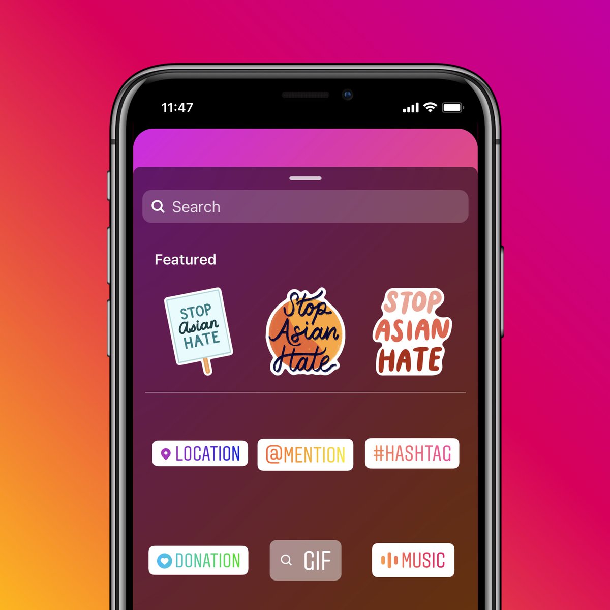 meridrop's tweet photo. I designed some stickers for Instagram stories! So grateful I got to work on this project that’s so near and dear to my heart 💕 you can tap on each sticker to find more resources to #StopAsianHate https://t.co/WaQblkI6ba
