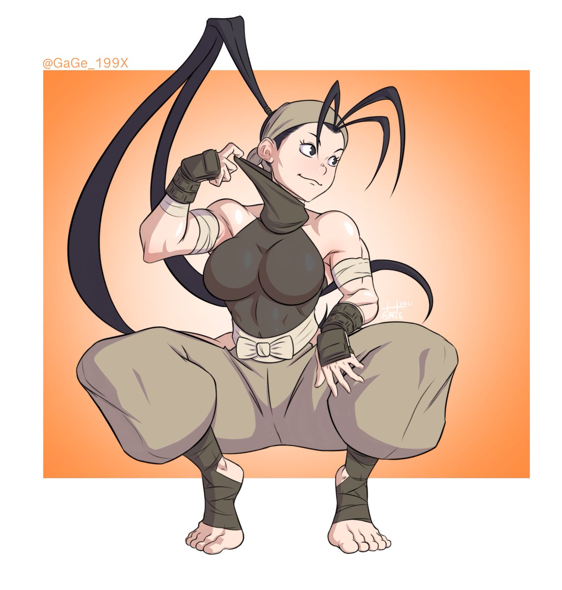 Ibuki!!She is almost my favorite Street Fighter character to play as, I&apo...
