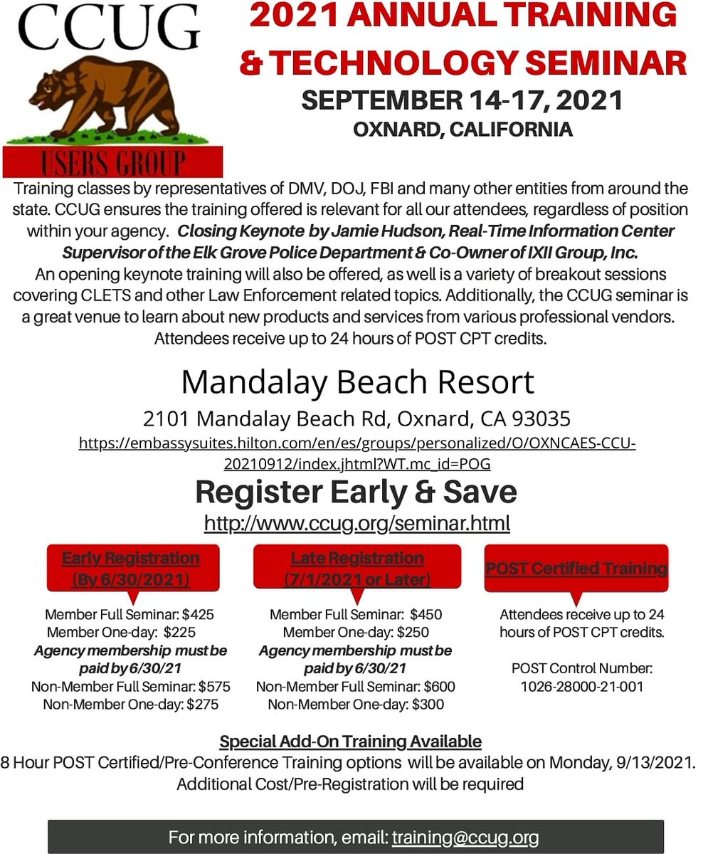 Register early and SAVE!!!