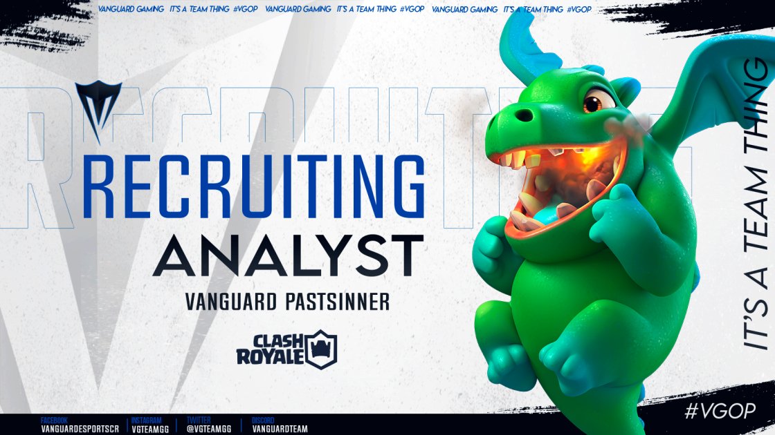 RECRUITING | #CR!

Do you want to join Vanguard? Here's your chance. Our new Asian Professional Team - Vanguard PastSinner - is looking for an analyst. 📊

Do you have what it takes? Contact @Omichrom for more information. 📩

#VGOP