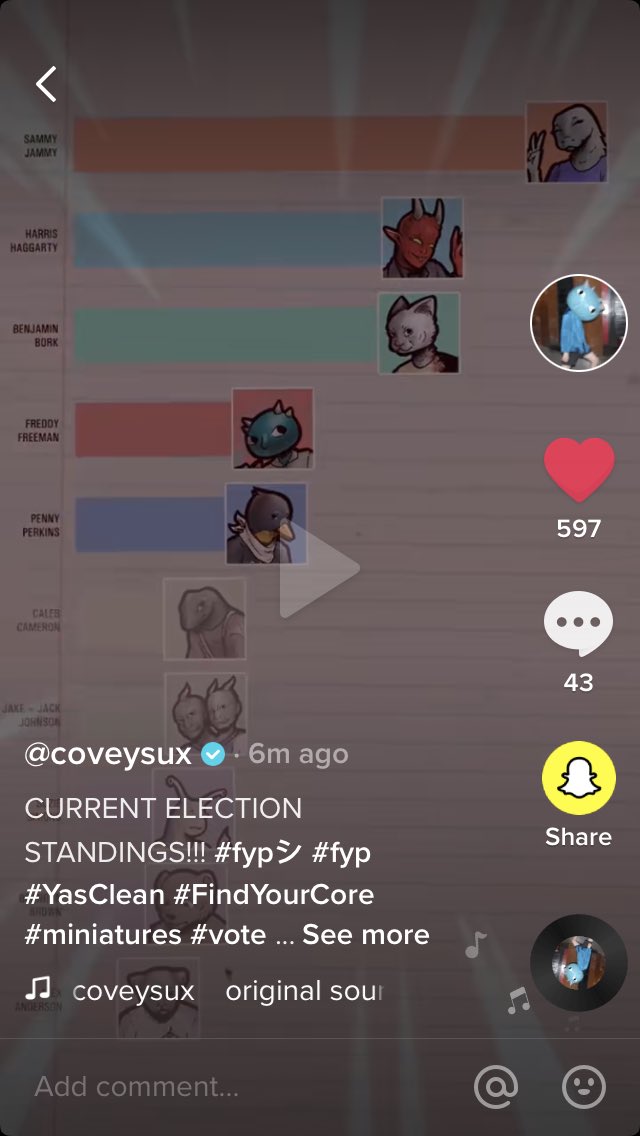 CalebWoopWoop's tweet photo. WE ARE NOT THAT FAR BEHIND! LETS WIN OVER THE MURDERER PENNY! PLEASE❤️#calebcameron2021 https://t.co/OLRzMkzPhd