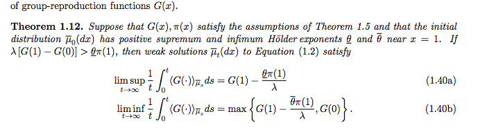 Really excited to share my new preprint with Yoichiro Mori on 'Long-Time Behavior of a PDE Replicator Equation for Multilevel Selection in Group-Structured Populations'. arxiv.org/pdf/2104.00392…