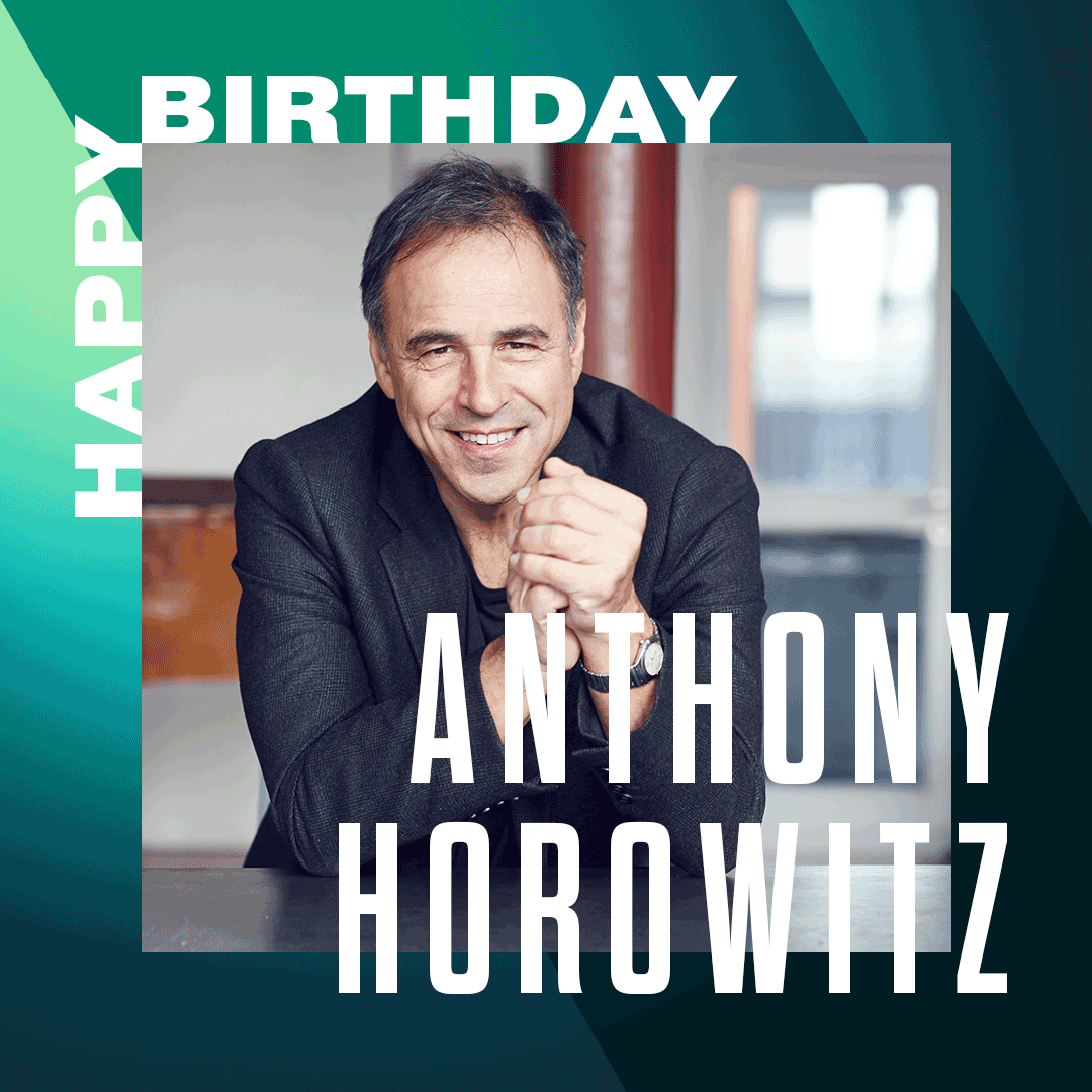 AlexRiderTV's tweet photo. Happy Birthday @AnthonyHorowitz! The #AlexRiderTV family is eternally grateful for you. https://t.co/Av5wNPxJjj