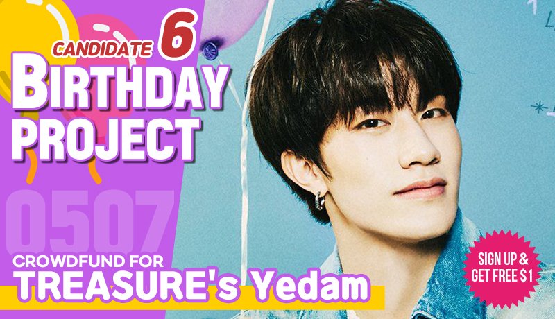 kshortycom's tweet photo. [Candidate 6] #TREASURE's #Yedam

Crowdfund a Birthday ad for him
▶https://t.co/5ZsAlnYZMx

Idol with the most crowdfunded SARANG POINTS receives additional $500 POINTS which guarantees subway ads

Most Like+RT get additional $100~300 POINTS

#트레저 #방예담 #BangYedam #イェダム https://t.co/UUV5FbGStz