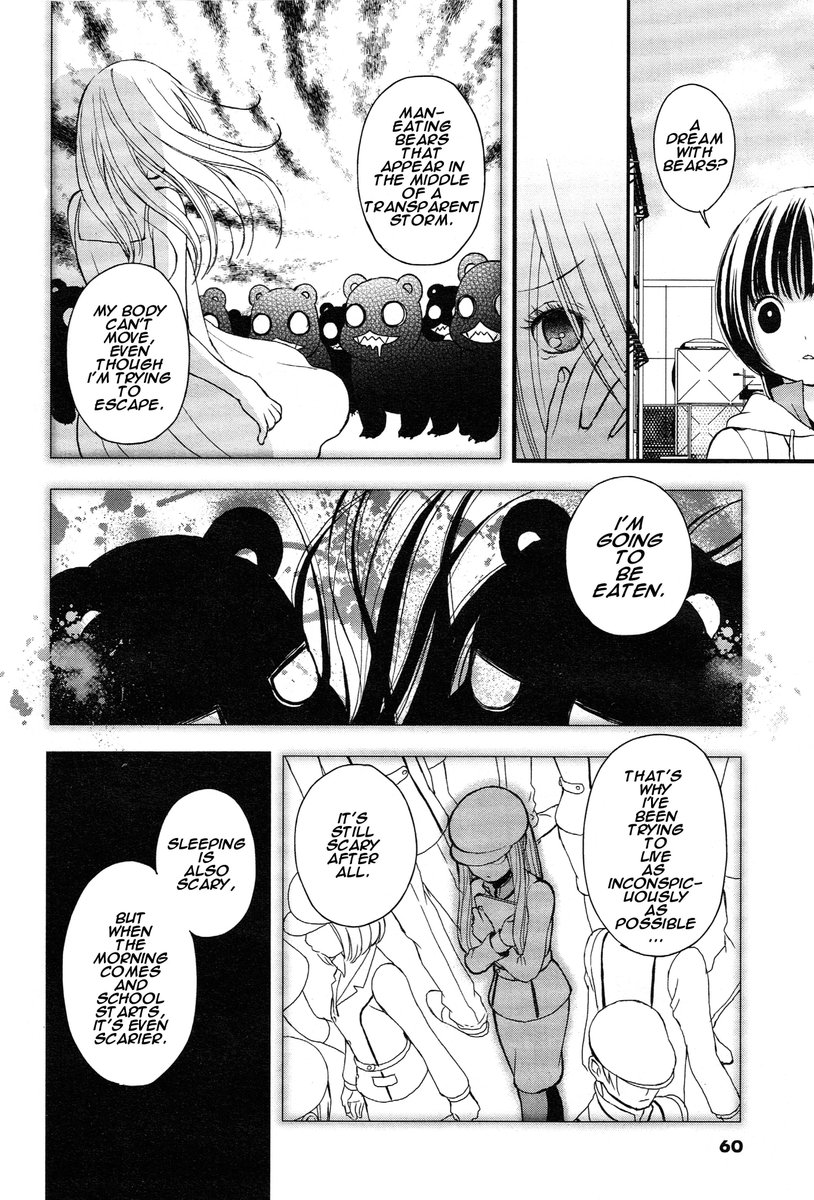 when i got told the yurikuma manga didn't even have bears i thought they were joking but like. shit this is literally a normal yuri manga with hints of kureha having some sort of fucked up weird brain stuff