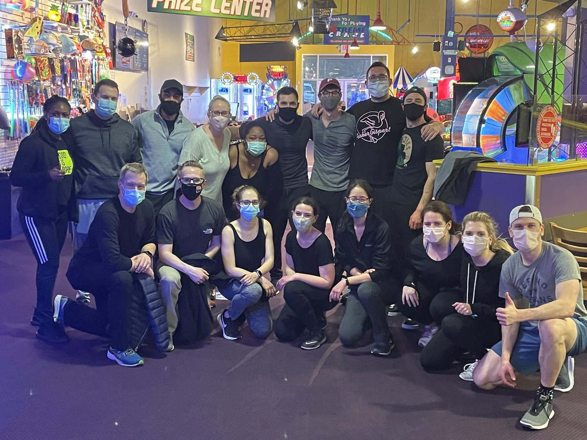 Laser tag Thursday! Thanks to Dr. Arthur Mourtzinos for organizing such a fun event for all. #UroRes