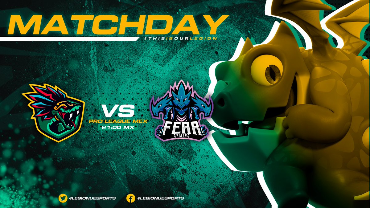 Legión Utopía Esports (@legionuesports) on Twitter photo #CR • Gameday⚒️
Regresamos a las arenas Mexicanas dónde parece un partido bastante cómodo.
📌| <a href="/PLatamCup/">Pro League LATAM #QuedateEnCasa</a>
🆚| <a href="/Empire_Of_Fear/">Fear Gaming</a>
⏰| 21:00pm🇲🇽
¿Podrán quitarnos el Top 1?
#SomosLegiòn #CR • Gameday⚒️
Regresamos a las arenas Mexicanas dónde parece un partido bastante cómodo.
📌| <a href="/PLatamCup/">Pro League LATAM #QuedateEnCasa</a>
🆚| <a href="/Empire_Of_Fear/">Fear Gaming</a>
⏰| 21:00pm🇲🇽
¿Podrán quitarnos el Top 1?
#SomosLegiòn