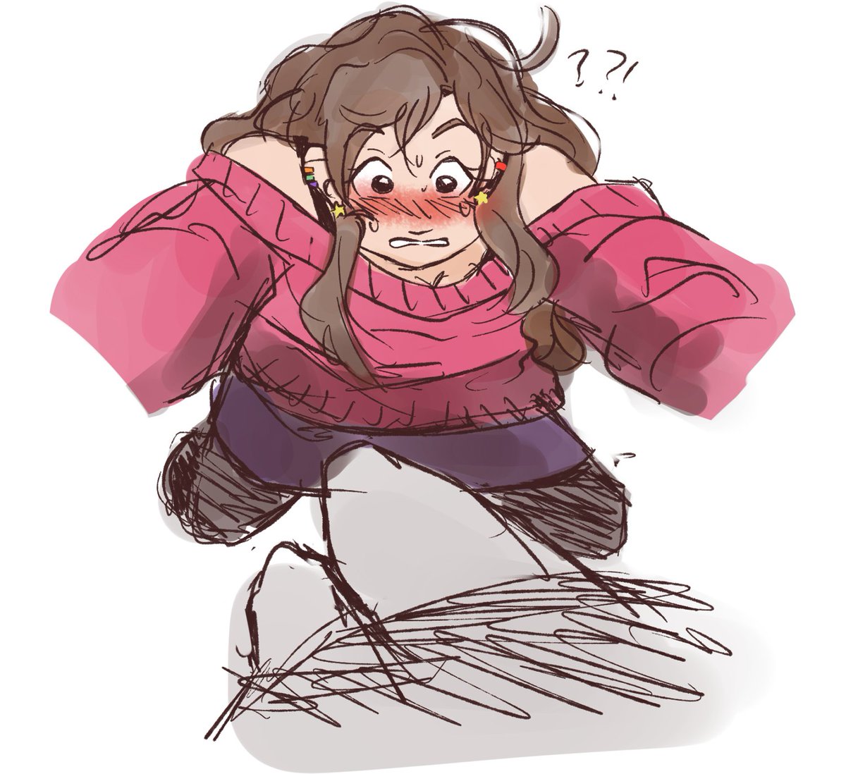 pluepop's tweet photo. When u come back to visit your gruncle when youre in highschool and meet your rival/friend but notice how pretty she is now 

#mabifica #gravityfalls #fanart https://t.co/mO3d4MpRbL