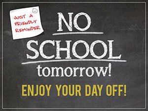 K_TECH_'s tweet photo. No school tomorrow, Friday, April 2nd.
This is not an April fools day joke. Enjoy your 3 day weekend. ❤️
#krakenscare #krakentastic #krinn #ktech https://t.co/ZzPW6IegOU