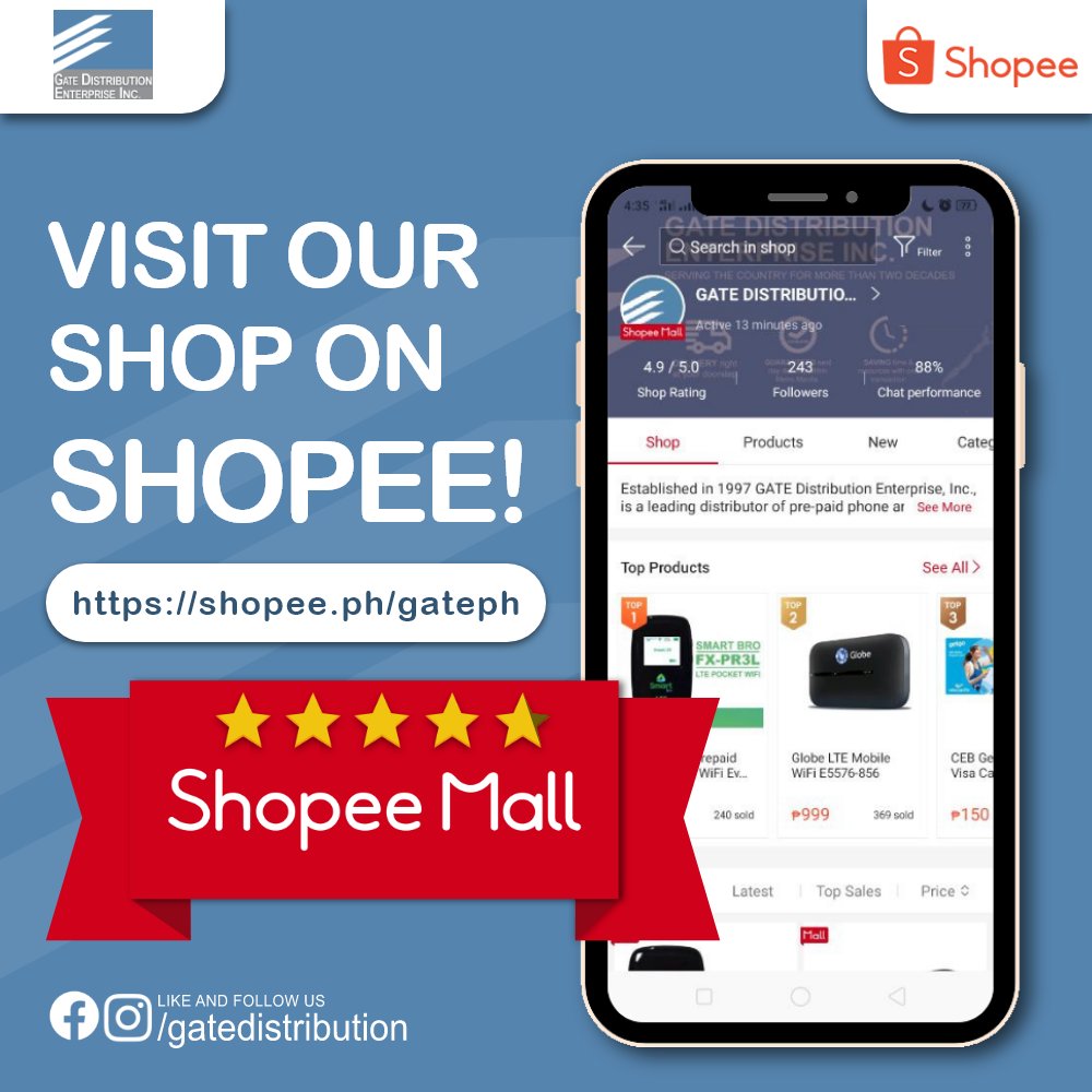 GATE Distribution Enterprise, Inc. (gateph97) / Twitter