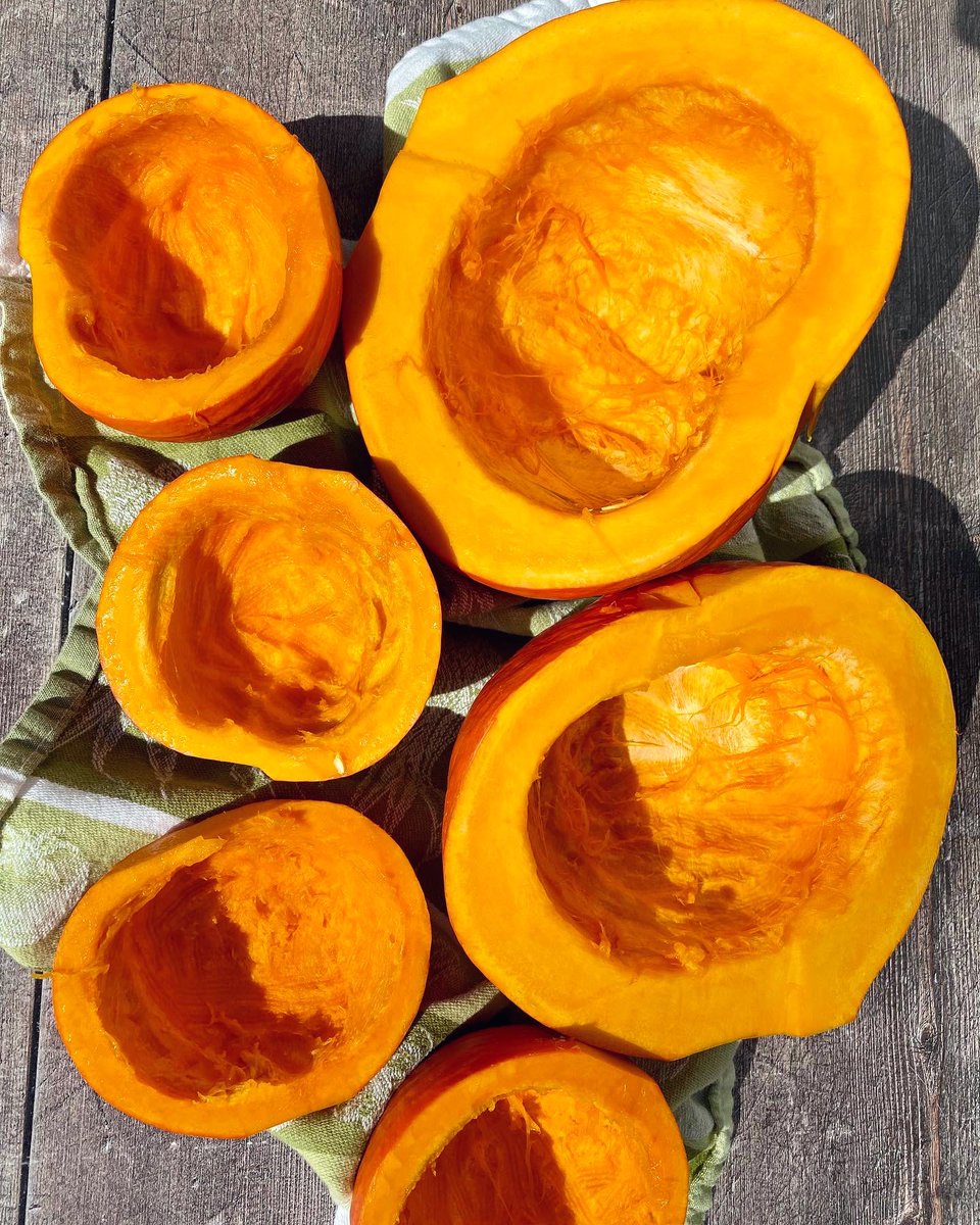 KarensKindred1's tweet photo. I’m glad I made extra #RedKuri #squash #soup as temps begin to drop again tonight. This winter squash has a prolonged shelf life if you properly cure it after picking it in the autumn. These squash were picked in October &amp; their meat was still sweet when roasted. #gardenharvest https://t.co/NYnTUXTi9f