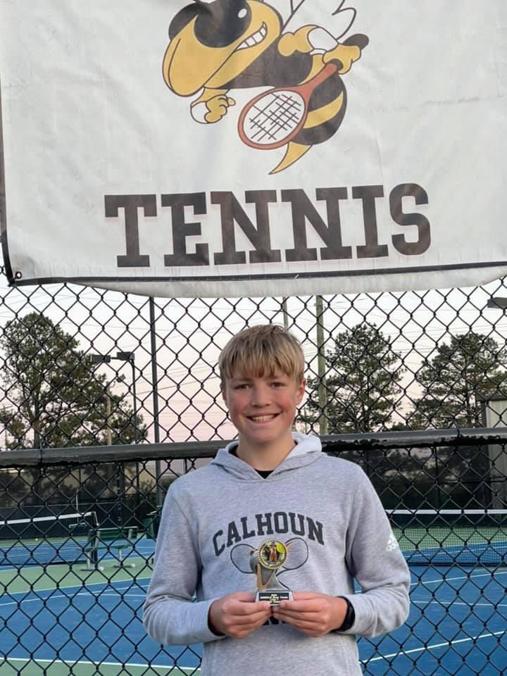 Super proud of my guy. He won his Region Championship this evening with a win over Cartersville. Avenging a loss to the young man earlier this season!