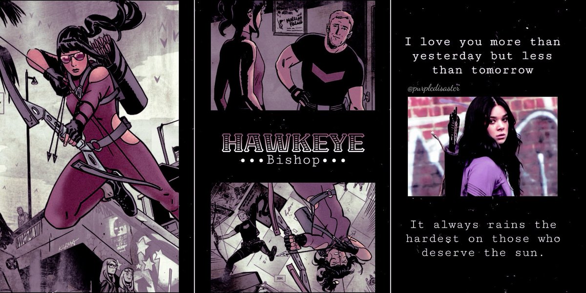 ⠀
      ˖𓂃 ִֶָ ๋ 𖢆 ִֶָ 𝐊𝐀𝐓𝐄 𝐄. 𝐁𝐈𝐒𝐇𝐎𝐏

    ❪ ᴀʀᴄʜᴇʀ / ʏᴏᴜɴɢ ᴀᴠᴇɴɢᴇʀ ❫

◜I have no powers and not
  nearly enough training, 
  but I'm doing this anyways.◞

                   ¿↻/♡?