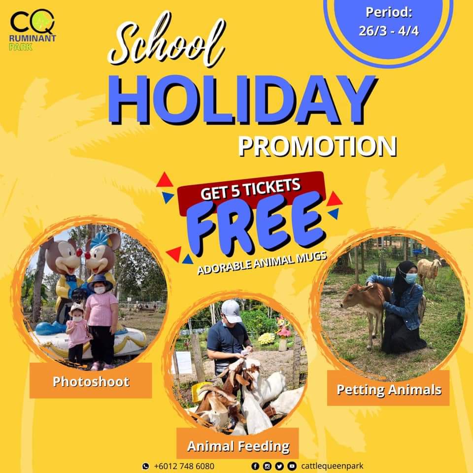 CattleQueenPark's tweet photo. Cuti sekolah ni tak tahu nak bawak anak2 jalan pergi mana? 🤔🤔 Hahhhh meh sini rapat2 nak bagitau ni. Kat Kluang Johor ada port lepak santai yang menarik tauuu. Eh kat mana tu? Kat 𝗖𝗔𝗧𝗧𝗟𝗘 𝗤𝗨𝗘𝗘𝗡 𝗥𝗨𝗠𝗜𝗡𝗔𝗡𝗧 𝗣𝗔𝗥𝗞 laaaa����😍😍

Tiket masuk RM10 je💸 https://t.co/u4esYVy7Bu
