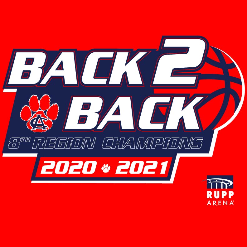 🏀BACK TO BACK🏀   8th Region Champ shirts for sale now through Friday, April 2nd at 1:00. 
YM-XL $15
2X and up $17
Email orders to laura.lucas@anderson.kyschools.us