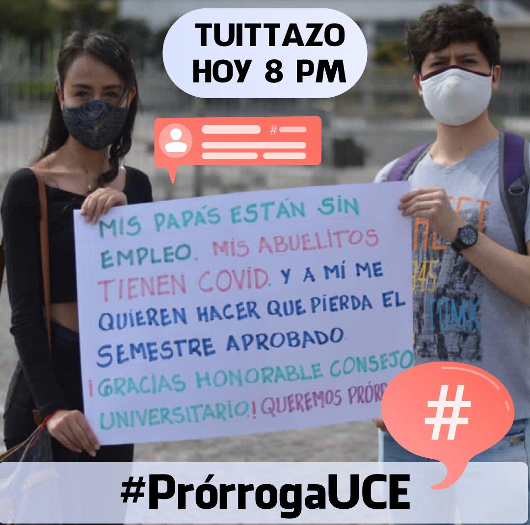 Lenin13121117's tweet photo. #PrórrogaUCE Autoridades de la Universidad Central del Ecuador, ayuden a sus estudiantes a que se superen https://t.co/eIr78yqLzw