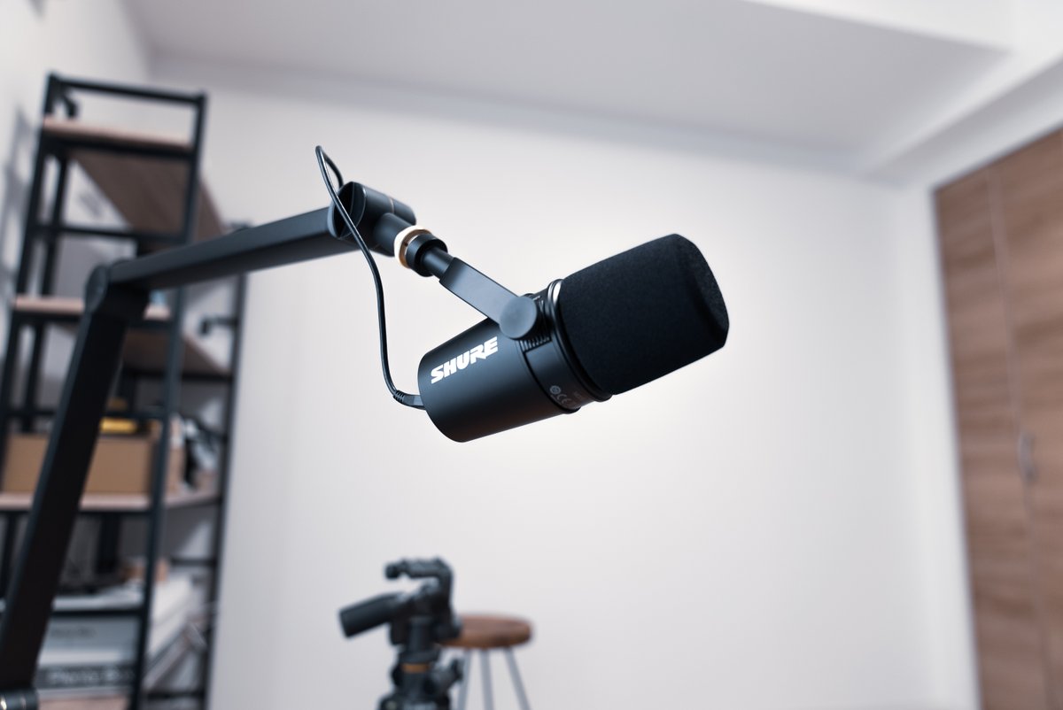 SHURE MV7 とロジクール G Blue Compass-