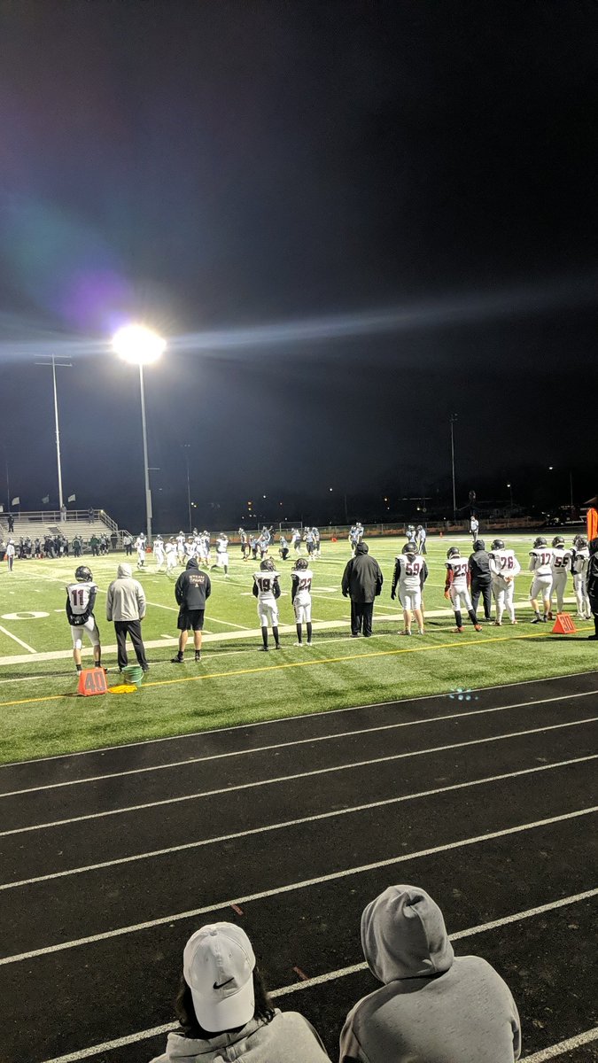 Away game. Let's go <a href="/FootballArgo/">no longer Argonaut football</a> 
Freezing my toes off.