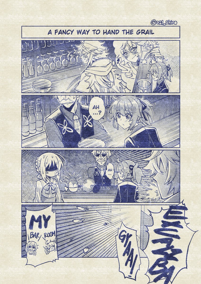 a Fancy Way to Hand Grail

Need to draw this so I can let it out of my mind!
Parody of the very last scene of the Moriarty event~

Better res here!
https://t.co/40wWR3LZr3

#FGO 