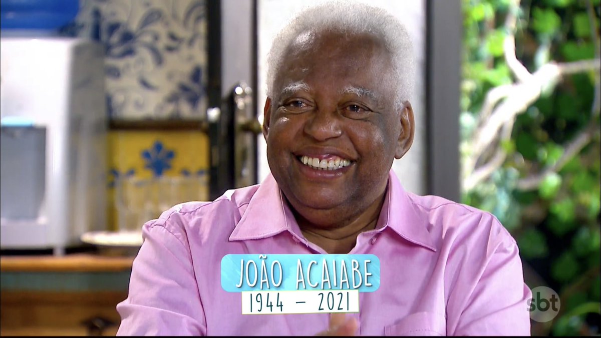 Luto | Homenagem ao João Acaiabe no finalzinho do capítulo de hoje 😭🖤. #Chiquititas #JoaoAcaiabe